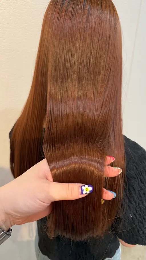 【大人気】✨髪質改善艶髪酸性ストレート✨