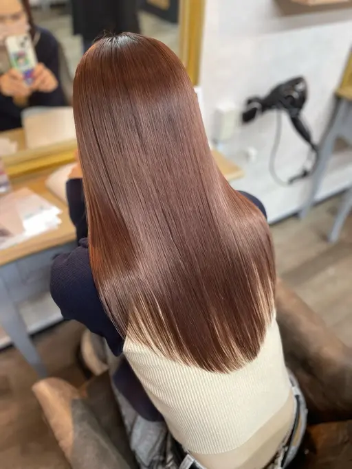 🌸4月限定クーポン🌸カット＋艶カラー🫧ロング込み🫧