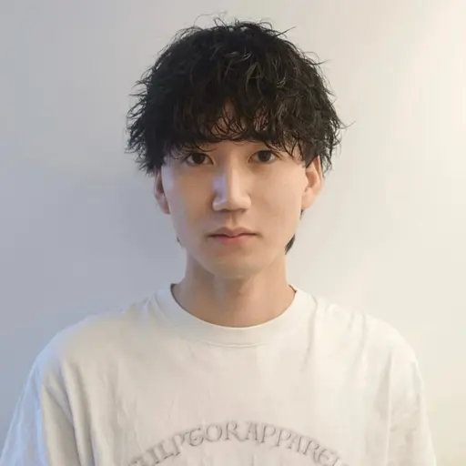 【1月限定⛩️】メンズカット👦🏻+パーマ🌀＋トリートメント🫧 (ミニモ限定 /ミニモ学割◎)