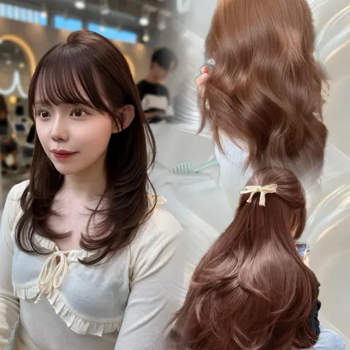 ❣️透明感フルカラー＋❣️話題の髪質改善超音波アイロントリートメント✨【暖色/寒色/黒髪/ミルクティーカラー】