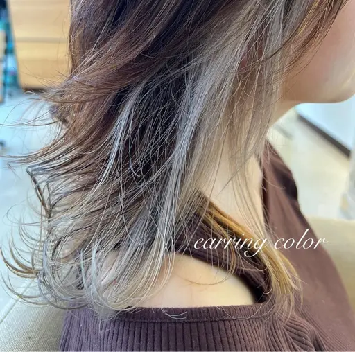 インナーカラー(ワンブリーチ＋ワンカラー)🌷🩷