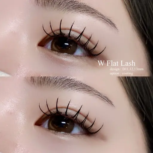 🩵 Wフラットラッシュ120本 （オフ無し 他店付け足し不可 ） 🩵