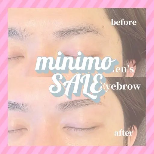 🚩ミニモSALE🚩【💼メンズ眉毛|men'sアイブロウWax💼】丁寧なカウンセリングで垢抜け💼