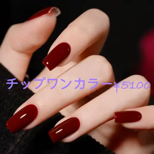 チップ長さだし10本➕ワンカラー