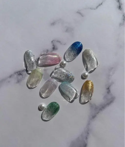 ラメグラデーション・オフあり