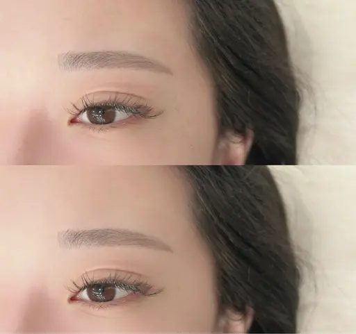 〔set menu〕アイブロウwaxスタイリング🫧➕上パーマ(2stepトリートメント付💫)