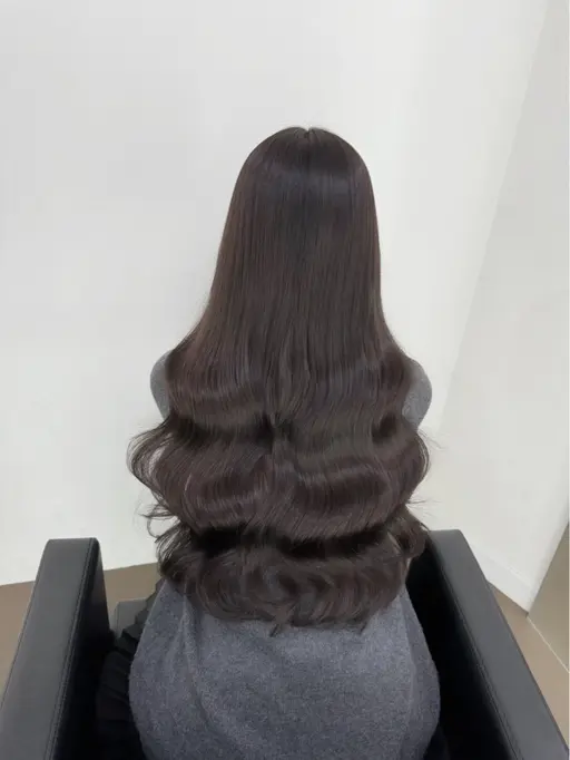 🌿【ブリーチなし】艶×透明感カラー＋トリートメント