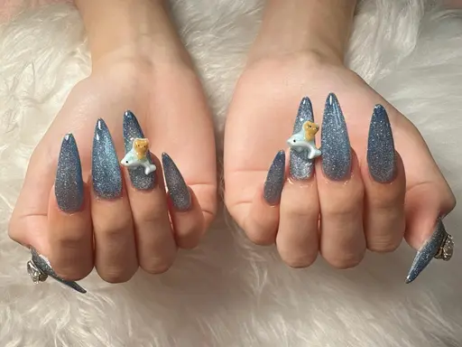 ❤︎［チップ長さだし］90分コース　［ワンカラー　ラメグラ　カラーグラデーション］