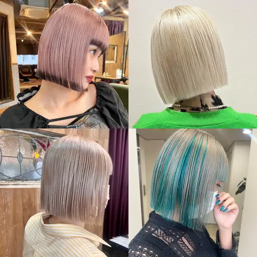 ミニモ限定🌵W  color《ブリーチ+全体カラー》