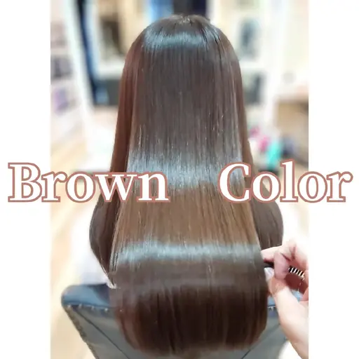 カット＋ツヤ髪柔らか🩷髪質改善カラー