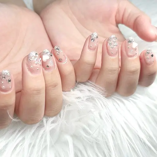 【60分オフあり】パーツデコ・ロング・ハードオフ別途🧸グラデーションネイル🧸 #天王寺#阿倍野