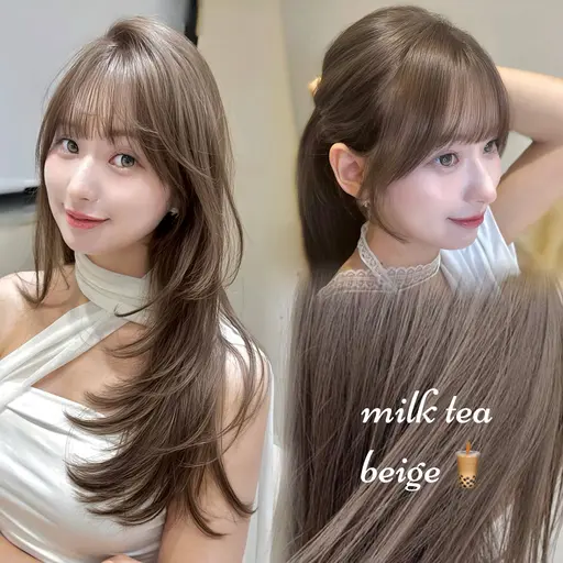 【❣️ミニモセール❣️】似合わせカット💇‍♀️+艶髪特化高級カラー🩷+超浸透トリートメント❣️ ロング料金無し！