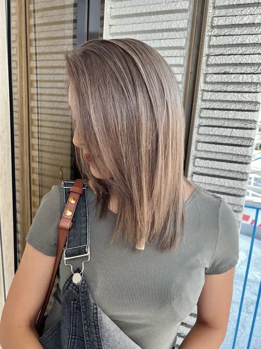 イヤリングカラー＋似合わせカット