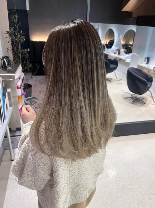 技術向上のため今だけ🖤バレイヤージュ🖤