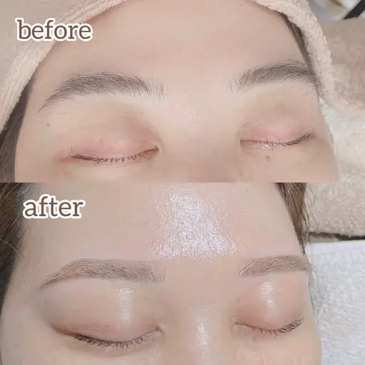 垢抜け眉WAX スタイリング