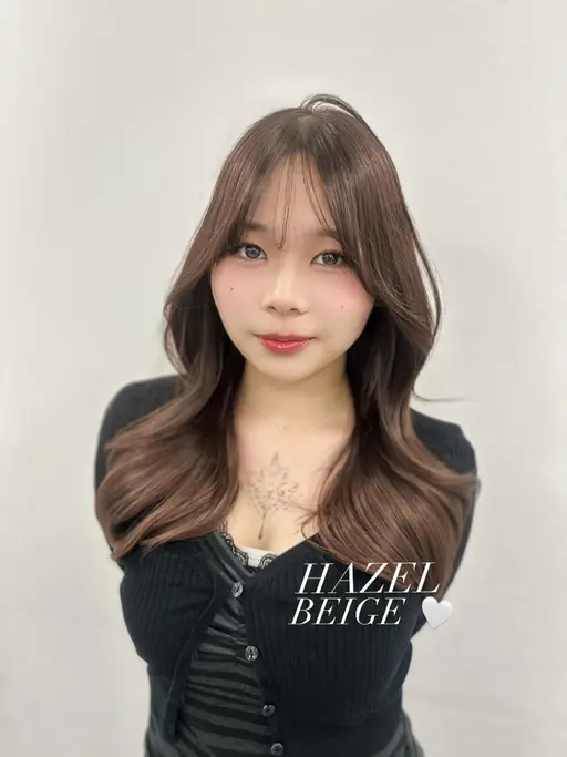 ‎🤍大人っぽ韓国トレンドワンカラー＋オリジナルトリートメント＋コテ巻き仕上げ‎🤍