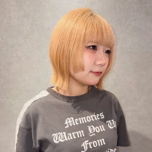 ⛄️【minimo限定❗️人気No. 1！】カット+ケアブリーチ+カラー+超音波バイカルテ（5STEP）TR