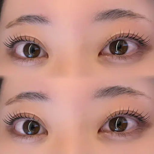 まつ毛パーマ練習モデル⟡.·