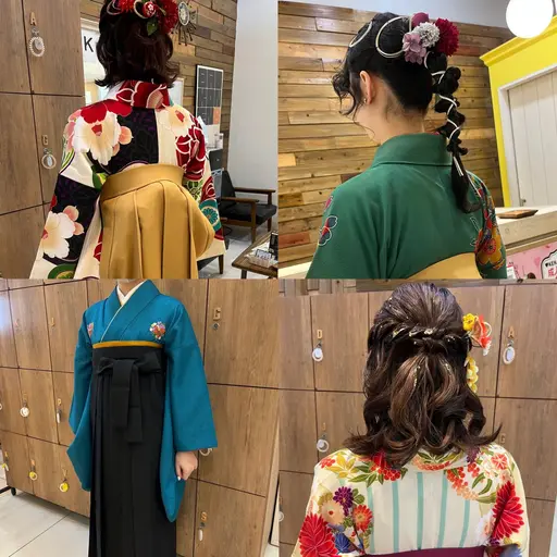 早朝🆗!👘卒業式クーポン👘袴着付け+ヘアセット16500円