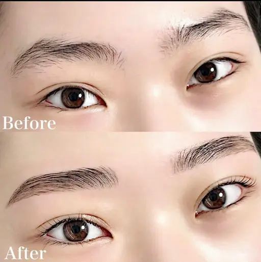 🌙韓国式美眉スタイリング🌙【アイブロウリフト+wax】