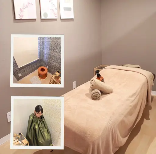 🪷全身ボディオイルケア(60分)➕よもぎ蒸し(40分)セット🌿