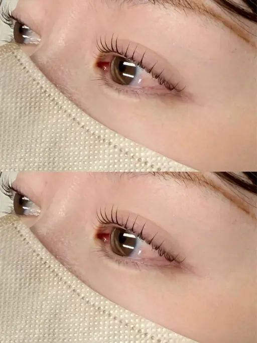 【新規】高保湿でダメージ軽減！束感仕上げまつ毛パーマ