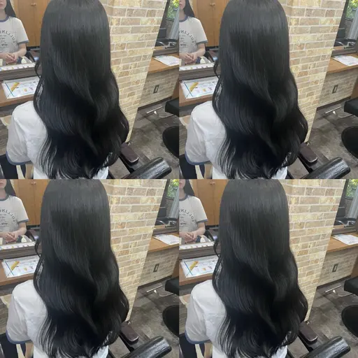 ダメージレス❗️ダメージ軽減カラー➕3stepAujuaトリートメント