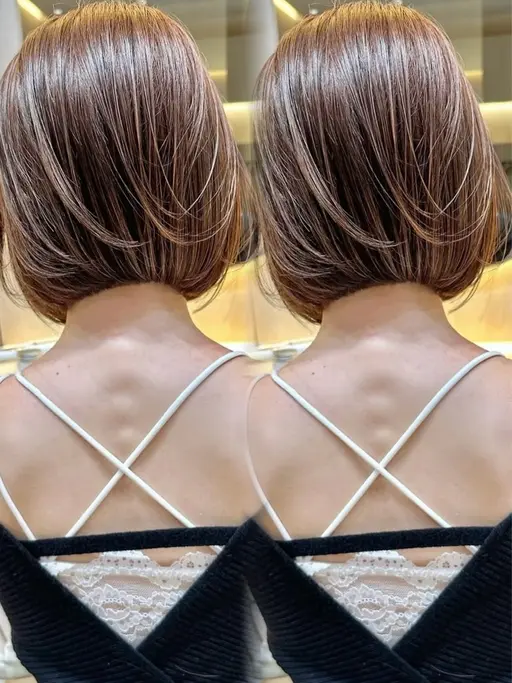 ✨『4月限定50%off』✨【似合わせショートorボブカット+地毛風美髪縮毛矯正+3step髪質改善トリートメント】