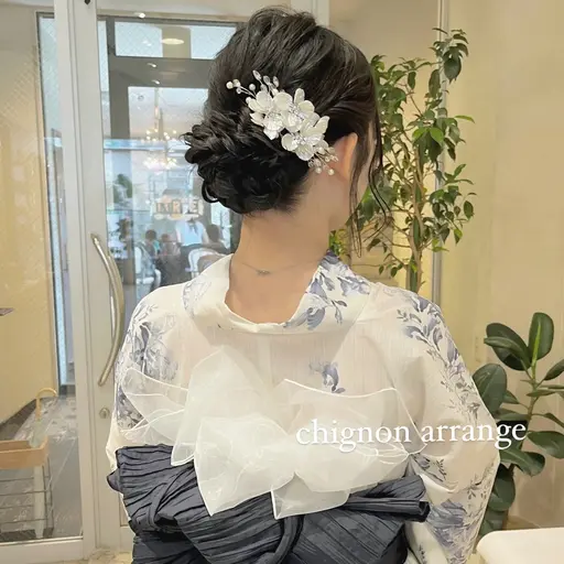 ヘアセット&浴衣着付け