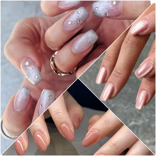 (オフなし) ”平日限定” ＨＡＮＤワンカラー・ラメグラ・マグネット🌸