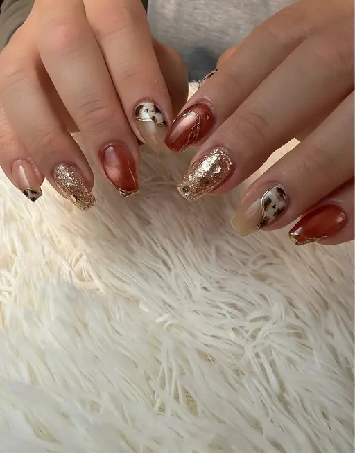 お持ち込み＊フォト画像にある系統ニュアンスネイル。スカルプ不可