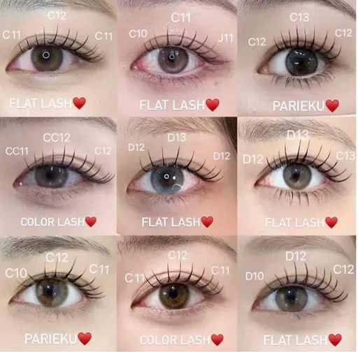 マツエクフラットラッシュ💖100-120本練習モデル