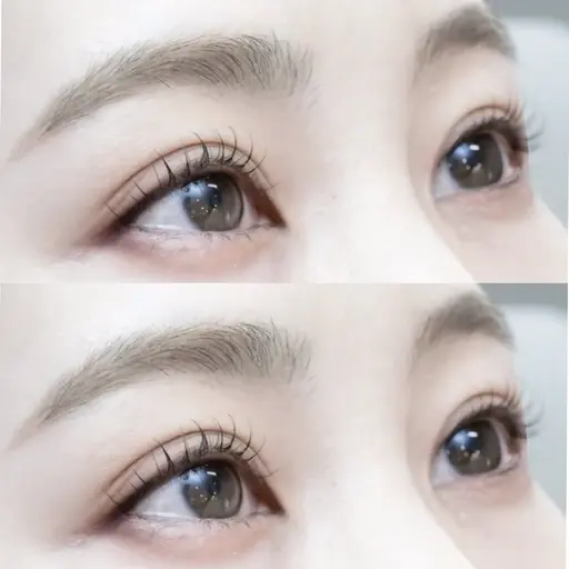 当日限定まつげパーマ　オフありの場合は施術時間＋30分と別途オフ代