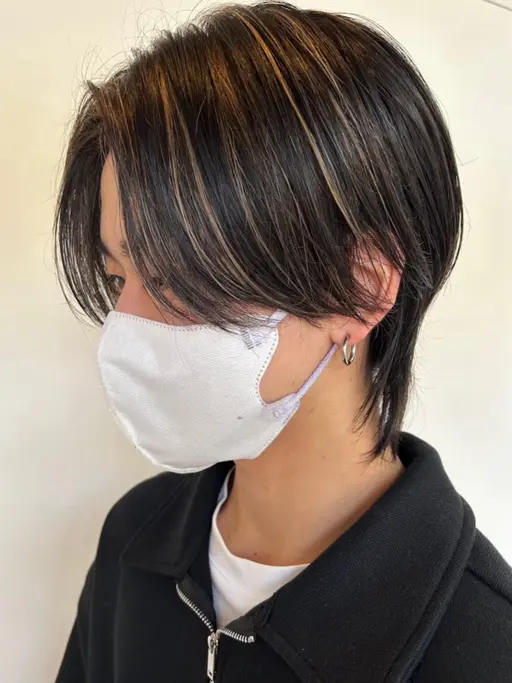 メンズカット＋カラーモデル (3cm以上カット)