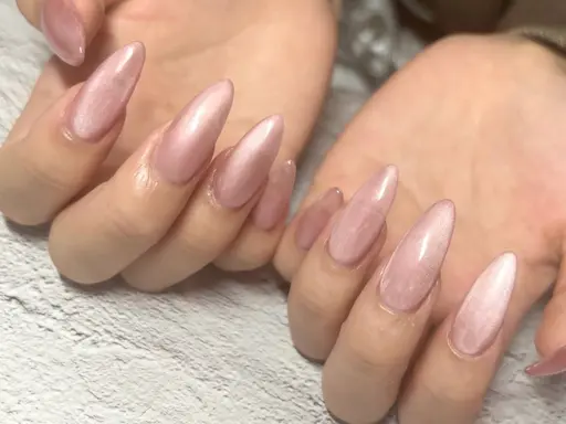 【ハンド💅長さ出し10本(チップ)＋マグネットorミラー】　※甘皮ケア・オフ込み