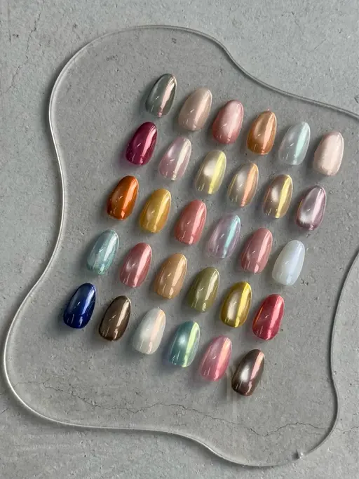 🆕 うるちゅるDesign🫧30色以上から選べる‼︎マグネット×ミラーデザイン💅🏻💖【オフあり】