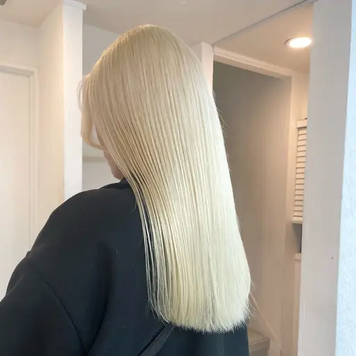 "当日予約限定‼️"カット&ケアブリーチ ダブルカラー(ブリーチ+カラー)+ トリートメント/【渋谷/原宿/表参道】