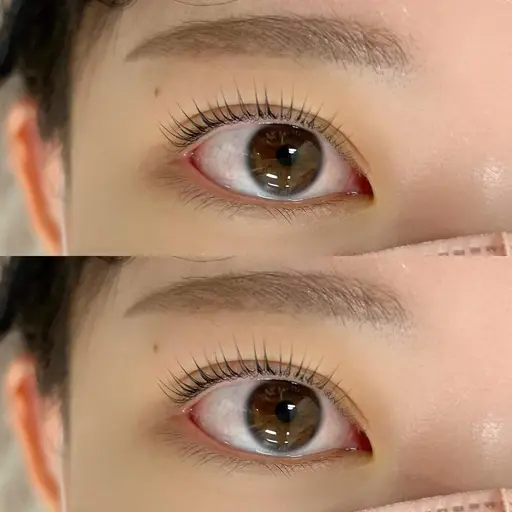 ◎パリジェンヌラッシュリフト！根元から80度に立ち上げ！自まつ毛が一番長く見えるパーマです🫧