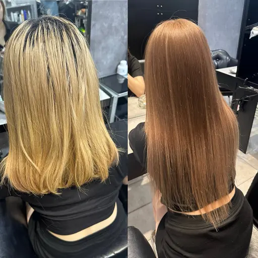 【5日間限定🎁】馴染ませカット半額（前髪カット込）＋透明感カラー¥5500＋プルエクステプラチナorダイヤ60本​〜​💎