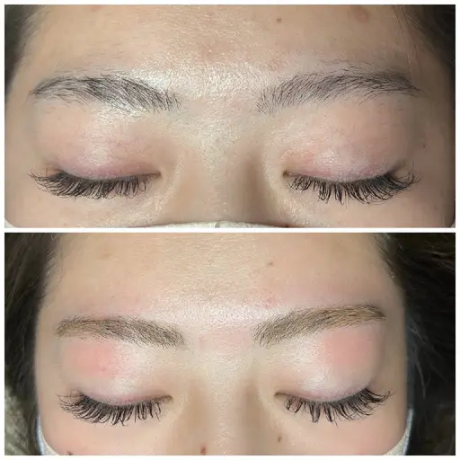 似合わせラッシュリフト➕眉毛ハリウッドブロウリフト(メイク付き✨)