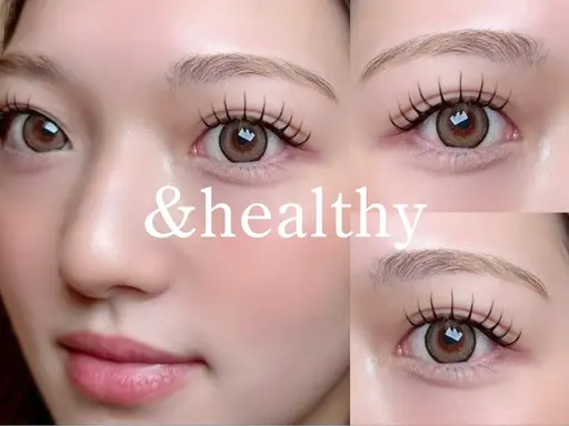 新導入キャンペーン✨&healthy《アンドヘルシー》/フラットラッシュ100本×まつげパーマ¥6000