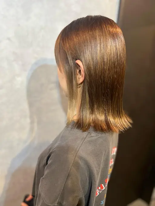 ⚠️ブリーチなし⚠️透明感ダブルカラー＋3stepトリートメント