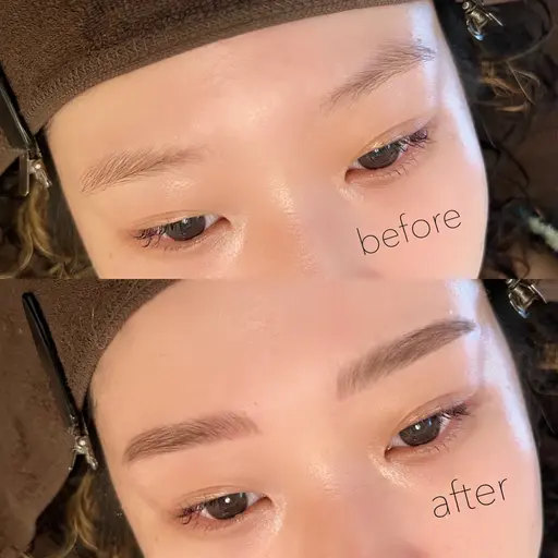 U24 ミニモ学割［学生限定🌸］ハリウッドブロウリフト(眉パ-マ)＋(眉WAX)黄金比スタイリング＋メイク込💠