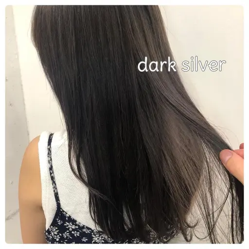 ✨🧡新生活で暗くする方へ🧡✨透明感暗髪カラー＋艶トリートメント