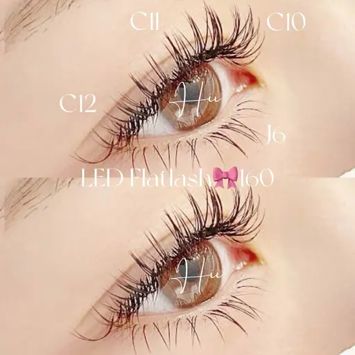まつエク🎀LED Flatlash🎀2h付け放題MAX200本以上🩵通常¥12100🔛¥10000🙌
