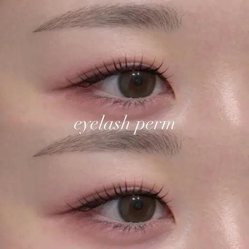 👑人気No.1メニュー👑まつげパーマ➕眉毛ワックス(メイクなし)🌟同時施術したい方におすすめ🎶
