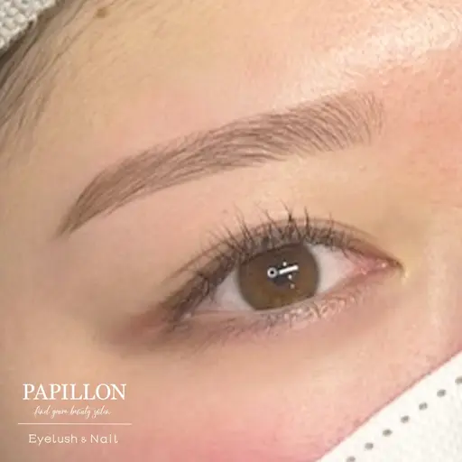 【ミニモ限定】美眉スタイリング・アイブロウwax + 毛量調整(間引き)