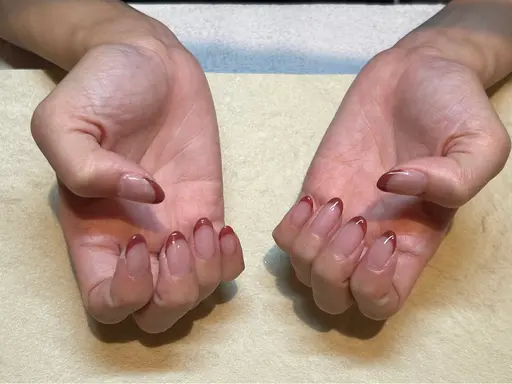 2/6(金)15:00スタート限定価🩵カラグラ/ワンカラー/フレンチ🤍ジェルオフ込