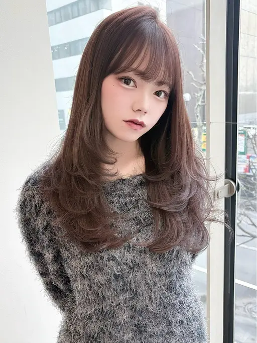 🦋髪質改善inケアカラー+カット+3step TR