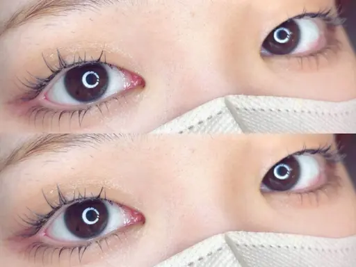 ✨ウル感まつ毛✨上下 まつげパーマorパリジェンヌ アイシャンプー コーティング込 土日祝は+500